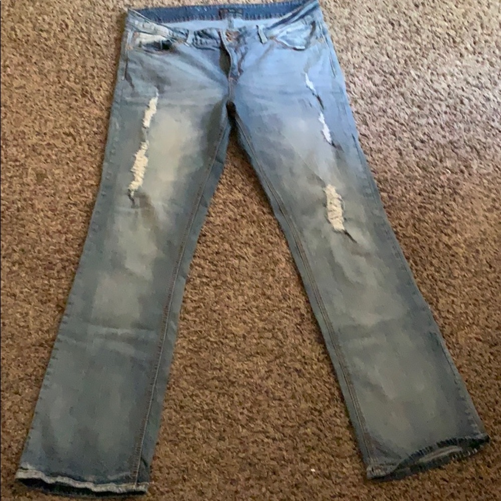 Boot cut jeans 17x35